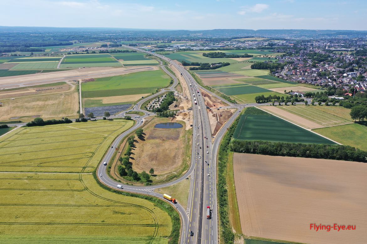 Juni 2020 – Vorbereitung 6-spuriger Ausbau Anschlussstelle Broichweiden